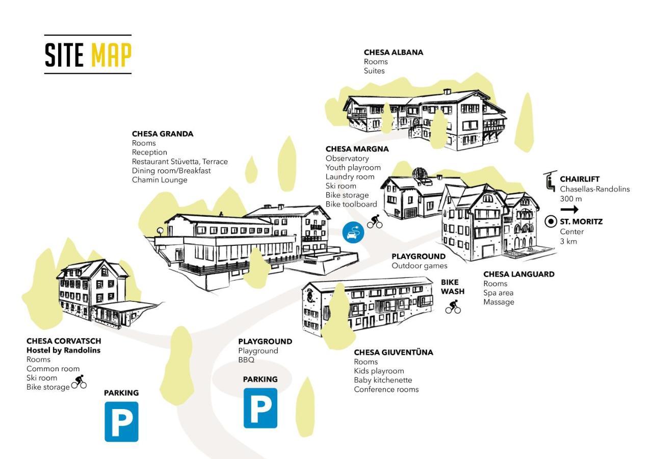 Randolins Familienresort Sankt Moritz Zewnętrze zdjęcie